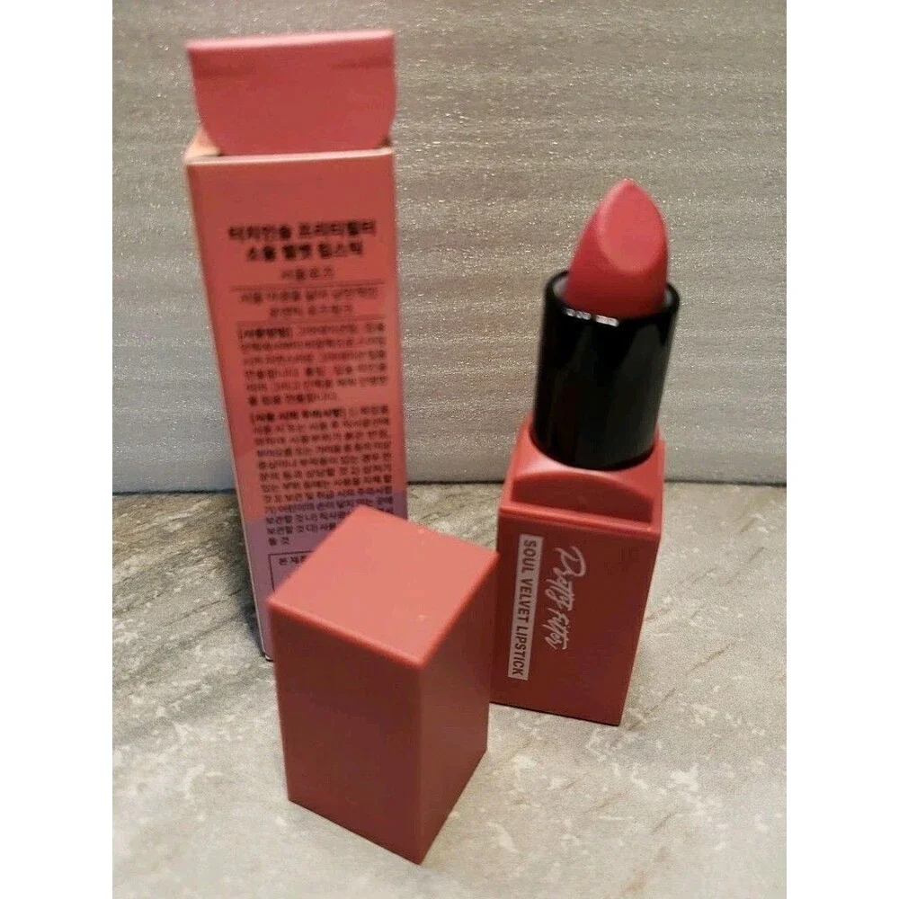 NIB Touch in Sol Pretty Filter Soul Velvet Lipstick in SEOUL ROSE 3.5g 0.12 oz